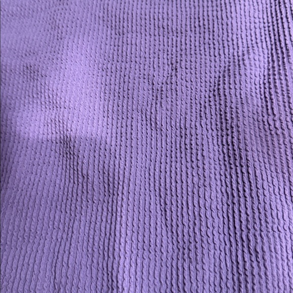 Aerie | Crinkle One Piece Swimsuit | Full Coverage | Purple | size XXL - Picture 2 of 5